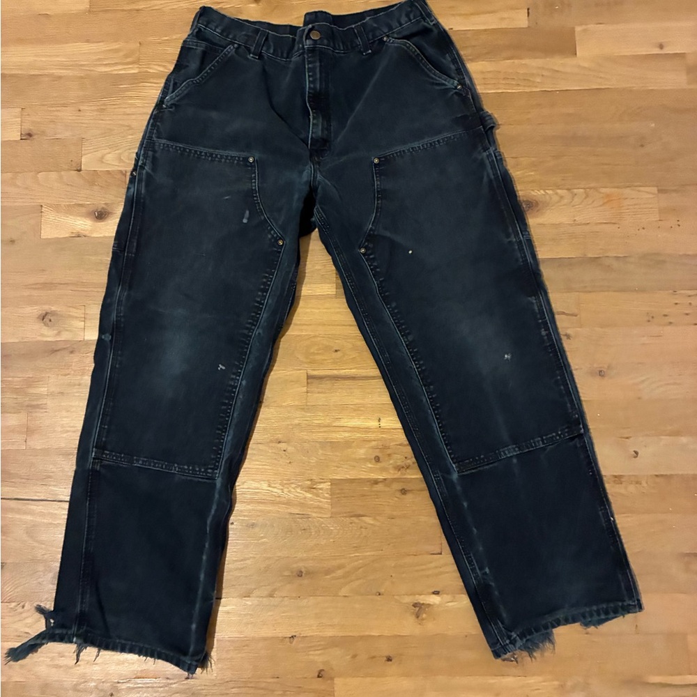 Carhartt Men's Dark Gray Relaxed Jeans